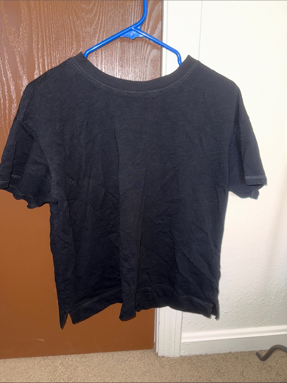 Old Navy Black Short Sleeve Crewneck Tee